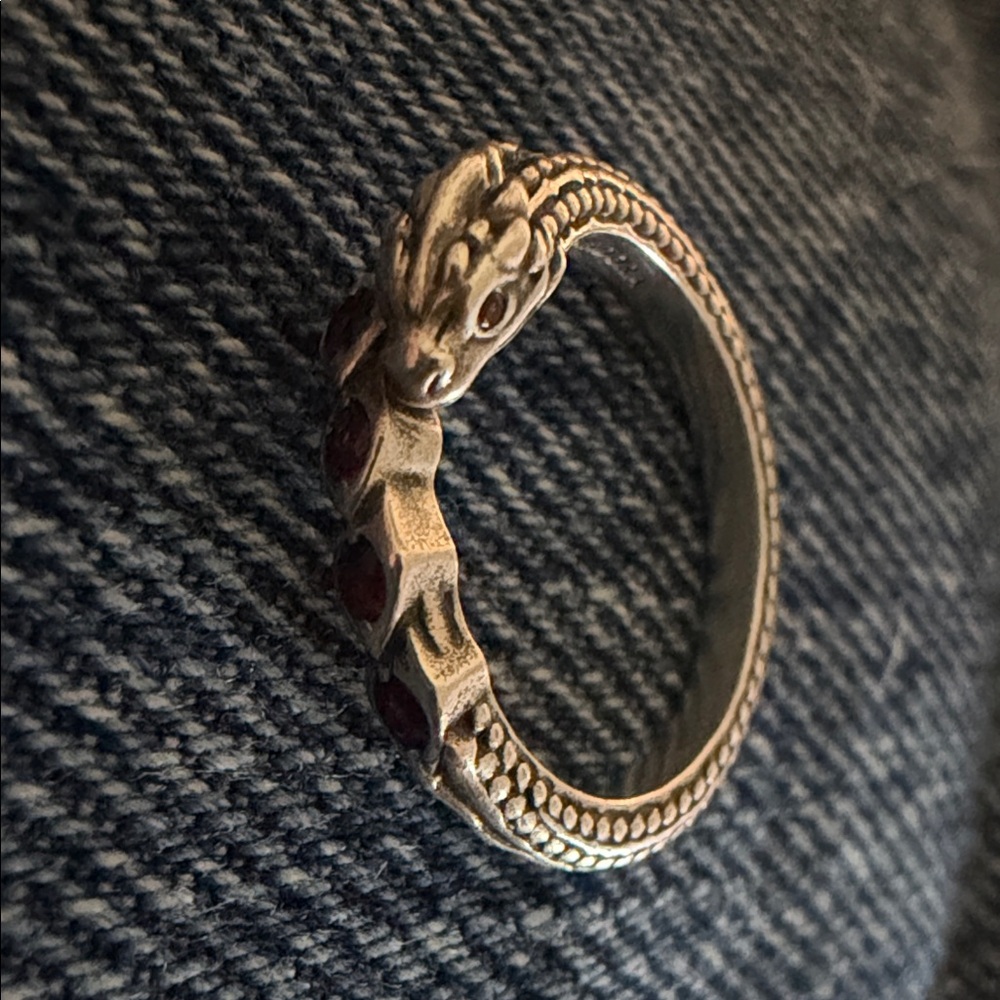 Pandora Silver Dragon Ring.